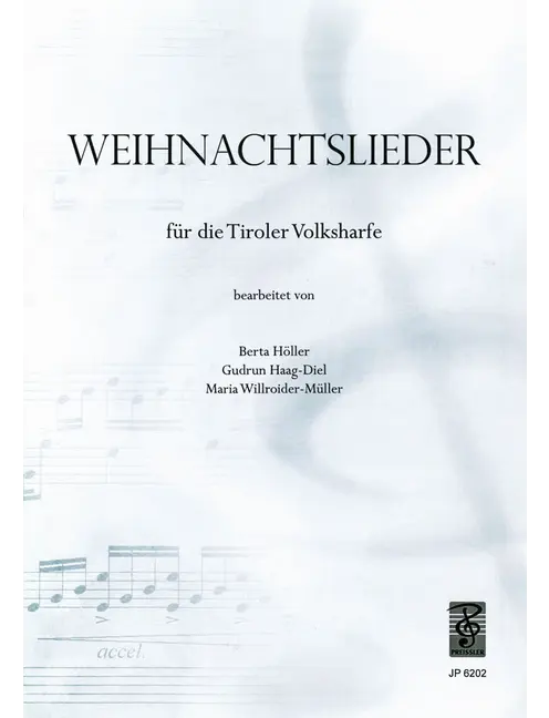 Weihnachtslieder für die Tiroler Volksharfe